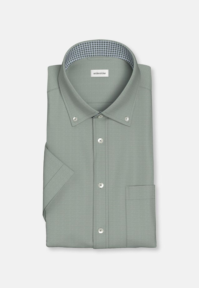 Regular Business Hemd Struktur in Grün |  Seidensticker Onlineshop