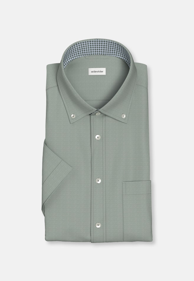 Regular Business Hemd Struktur in Grün | Seidensticker Onlineshop