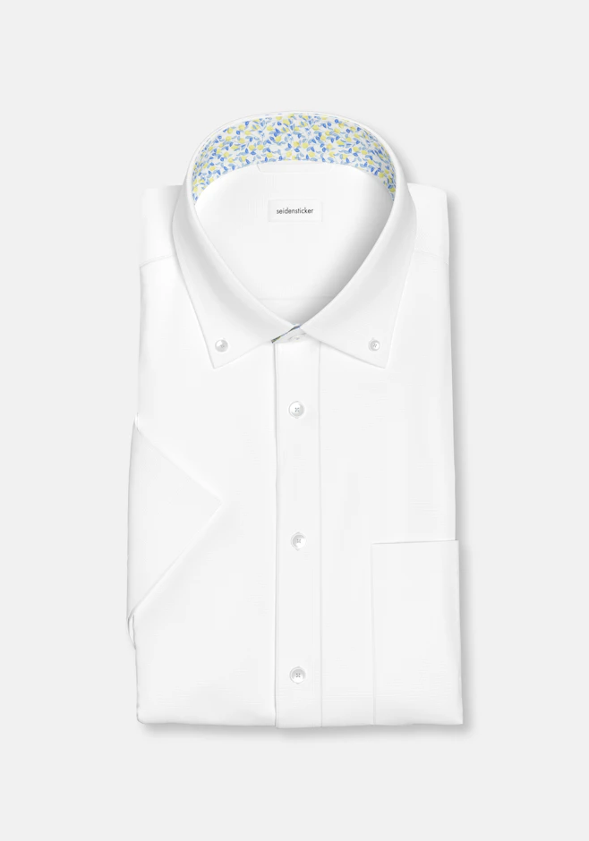Regular Chemise d'affaires Structure dans Blanc | Boutique en ligne Seidensticker