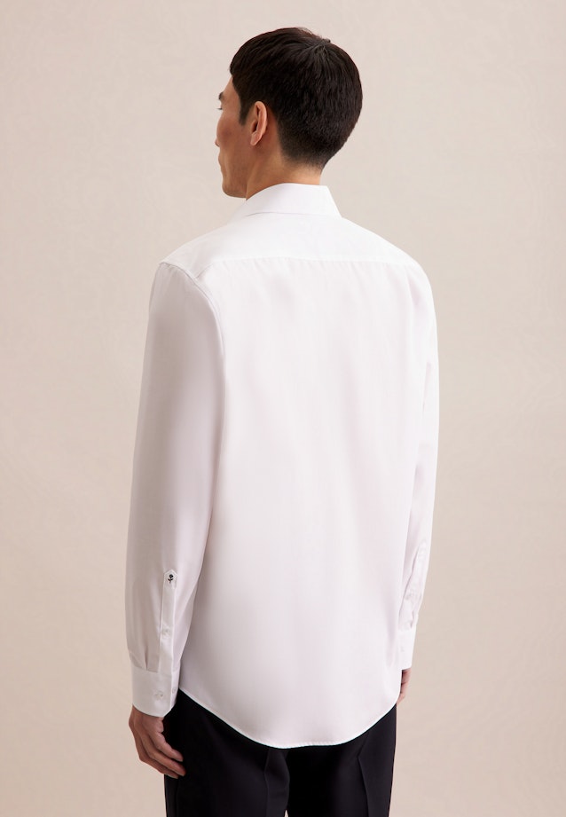 Regular Business Hemd Uni in Weiß |  Seidensticker Onlineshop