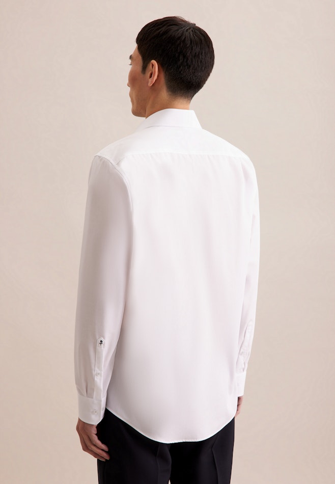 Regular Chemise d'affaires Uni dans Blanc | Boutique en ligne Seidensticker