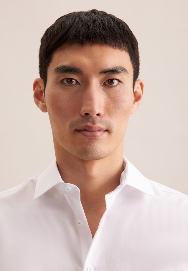 Regular Business Hemd Uni in Weiß |  Seidensticker Onlineshop