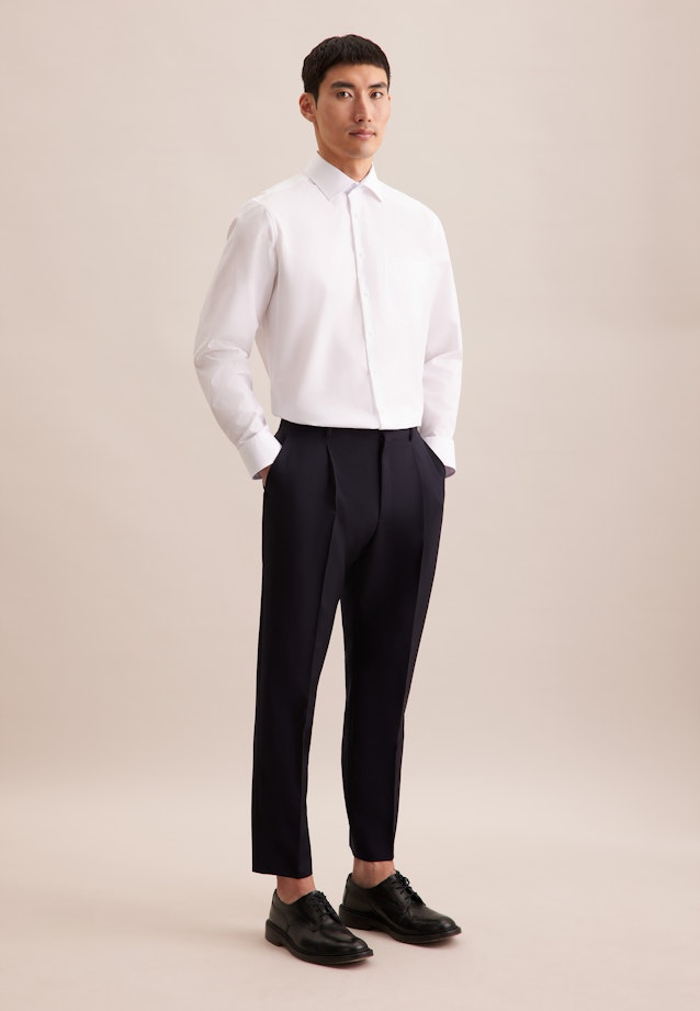 Regular Business Hemd Uni in Weiß |  Seidensticker Onlineshop