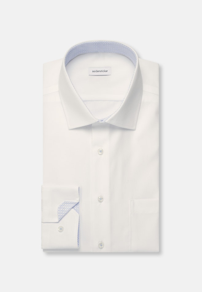 Regular Business Hemd Uni in Weiß | Seidensticker Onlineshop