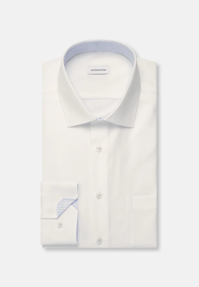 Regular Business shirt Uni in White | Seidensticker online shop