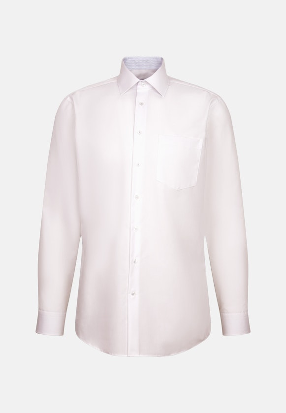 Regular Business Hemd Uni in Weiß |  Seidensticker Onlineshop