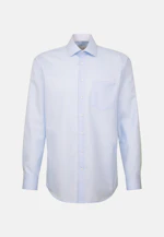 Regular Business Hemd Uni in Mittelblau |  Seidensticker Onlineshop