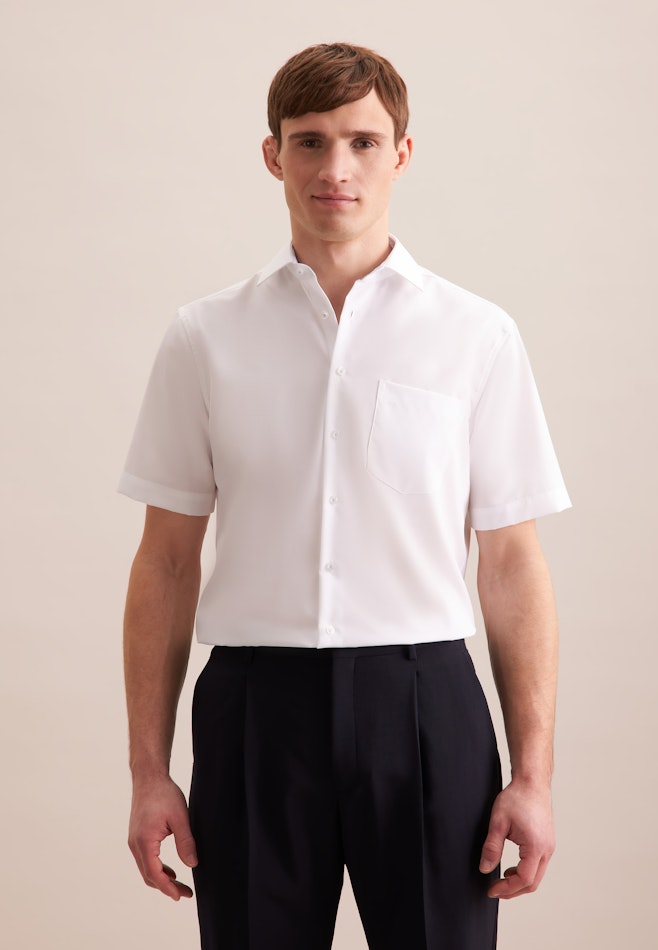 Regular Business Hemd Uni in Weiß | Seidensticker Onlineshop