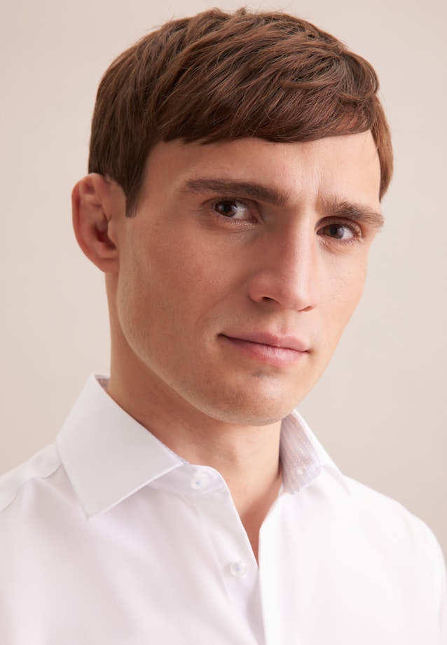 Regular Business Hemd Uni in Weiß |  Seidensticker Onlineshop