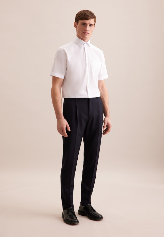 Regular Business Hemd Uni in Weiß |  Seidensticker Onlineshop