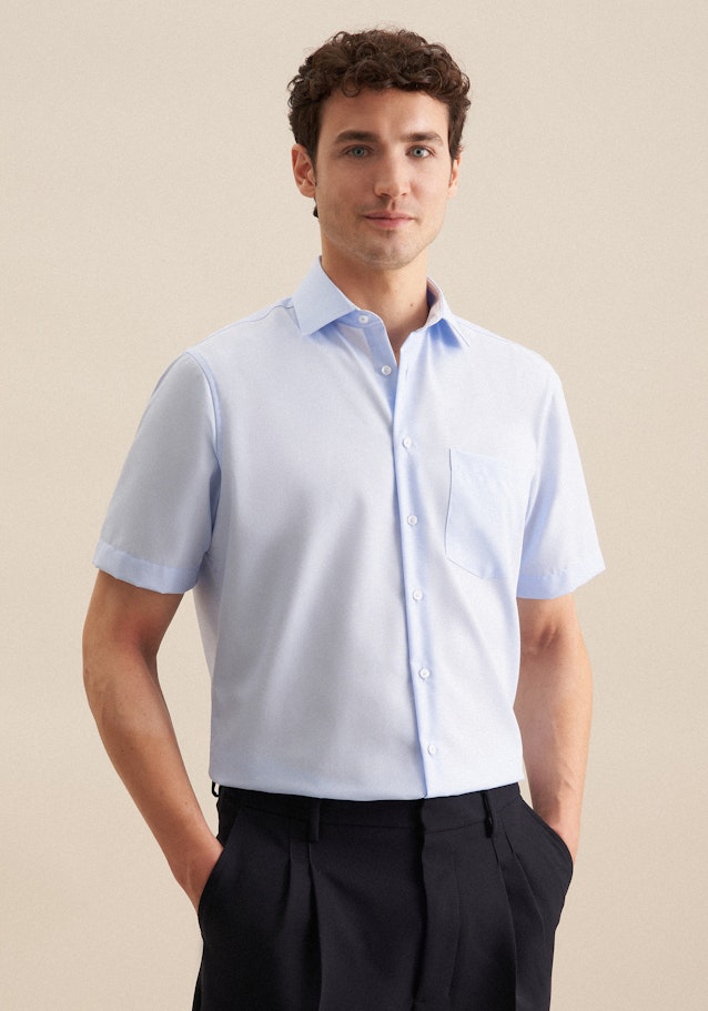 Regular Chemise Business Uni in Bleu Moyen | Seidensticker Onlineshop