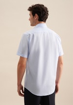 Regular Business Hemd Uni in Mittelblau |  Seidensticker Onlineshop