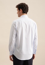 Comfort Business Hemd Karo in Hellblau |  Seidensticker Onlineshop