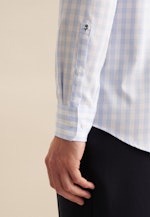 Comfort Business Hemd Karo in Hellblau |  Seidensticker Onlineshop