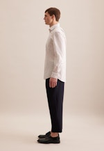 Comfort Business Hemd Karo in Beige |  Seidensticker Onlineshop