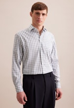 Comfort Business Hemd Karo in Grün |  Seidensticker Onlineshop