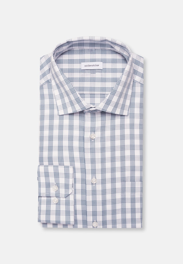 Comfort Business Hemd Karo in Grün |  Seidensticker Onlineshop