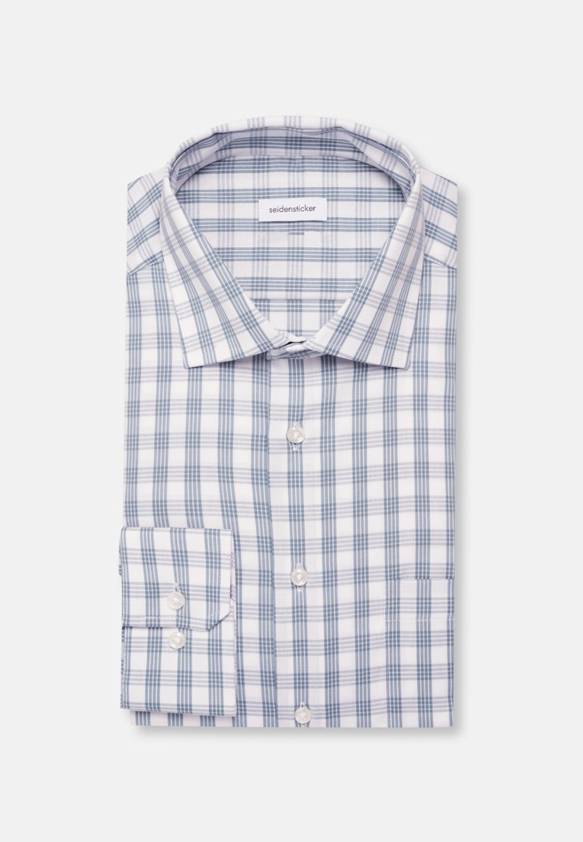 Comfort Business Hemd Karo in Grün | Seidensticker Onlineshop