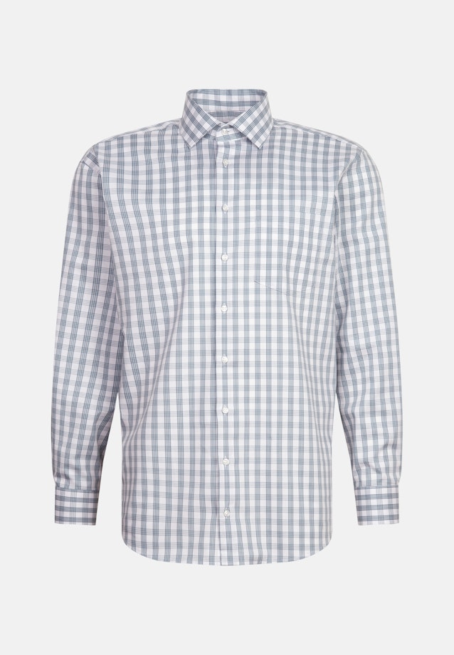 Comfort Business Hemd Karo in Grün |  Seidensticker Onlineshop