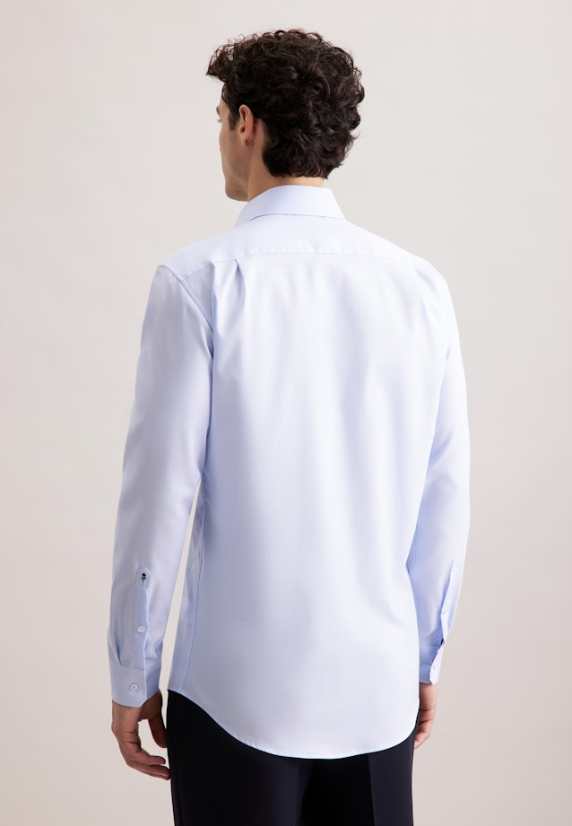 Comfort Business Hemd Struktur in Hellblau |  Seidensticker Onlineshop