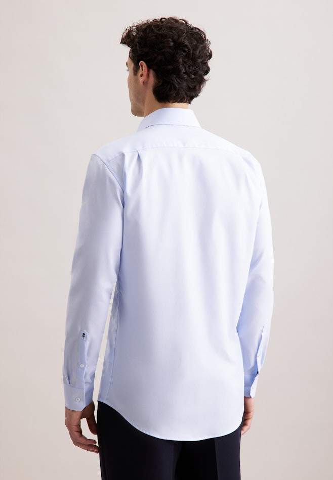 Comfort Business Hemd Struktur in Hellblau | Seidensticker Onlineshop
