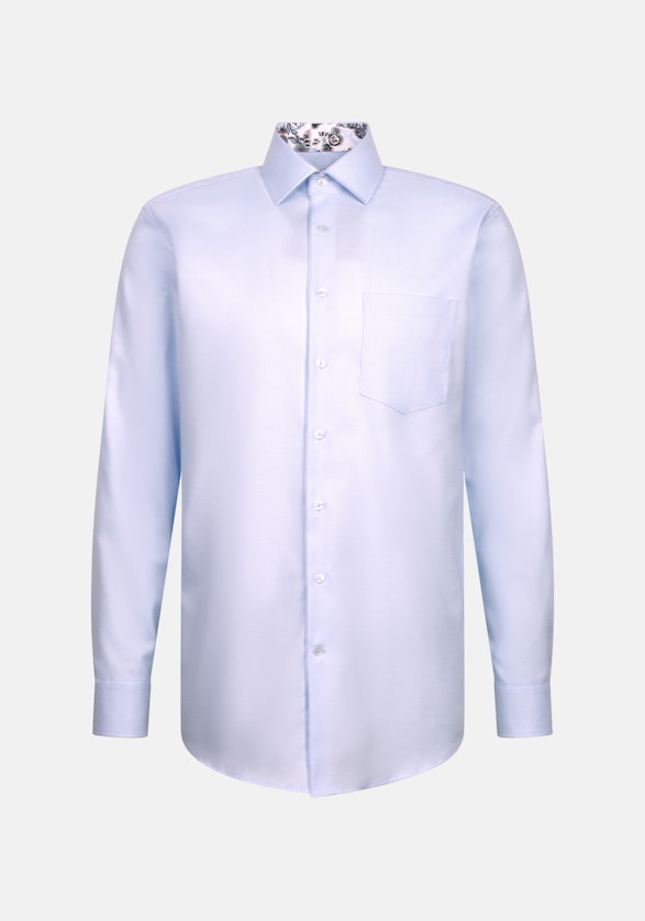 Comfort Chemise d'affaires Structure in Bleu Clair | Seidensticker Onlineshop