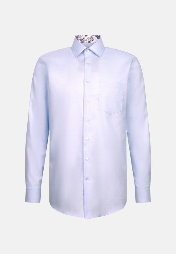 Comfort Business Hemd Struktur in Hellblau |  Seidensticker Onlineshop