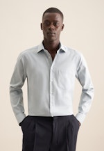 Comfort Business shirt Structure in Green |  Seidensticker Onlineshop