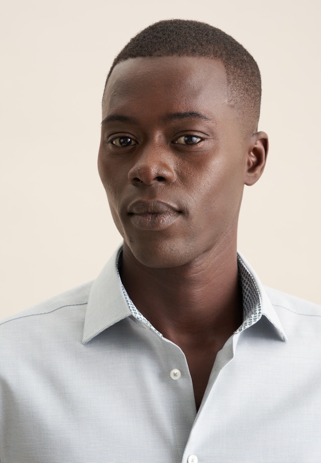 Comfort Business shirt Structure in Green |  Seidensticker Onlineshop