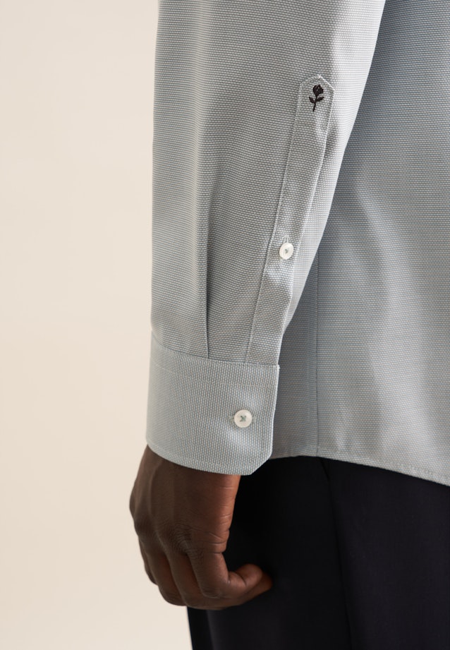Comfort Business shirt Structure in Green |  Seidensticker Onlineshop