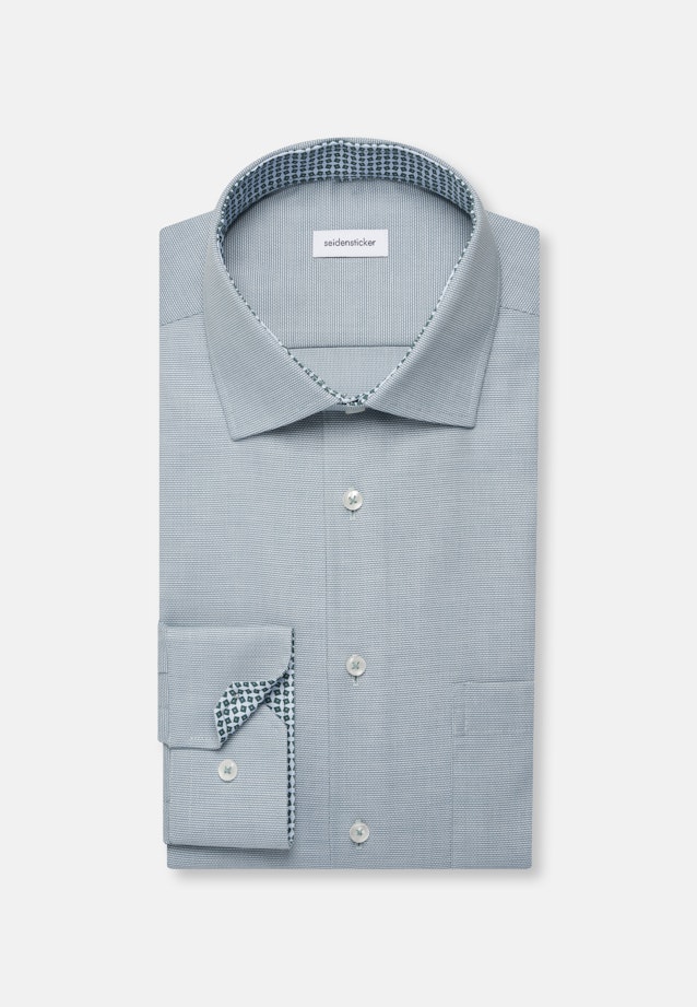 Comfort Business shirt Structure in Green |  Seidensticker Onlineshop