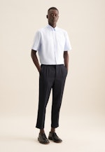 Comfort Business Hemd Struktur in Hellblau |  Seidensticker Onlineshop