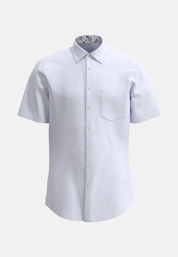 Comfort Business Hemd Struktur in Hellblau |  Seidensticker Onlineshop