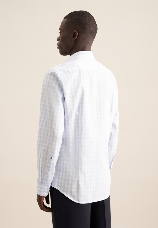 Slim Business shirt Check in Light Blue |  Seidensticker Onlineshop