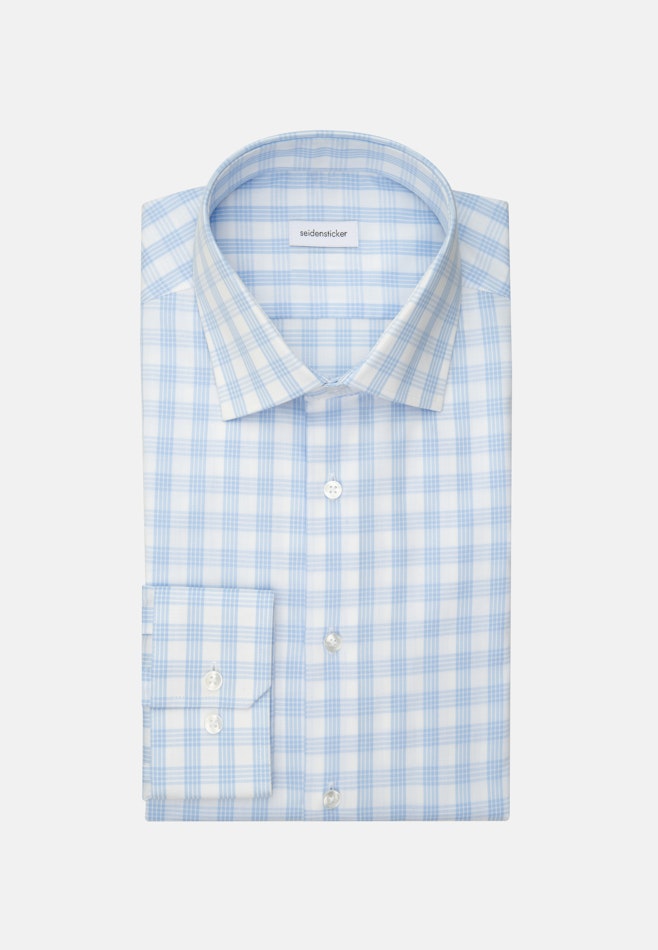 Slim Business Hemd Karo in Hellblau | Seidensticker Onlineshop