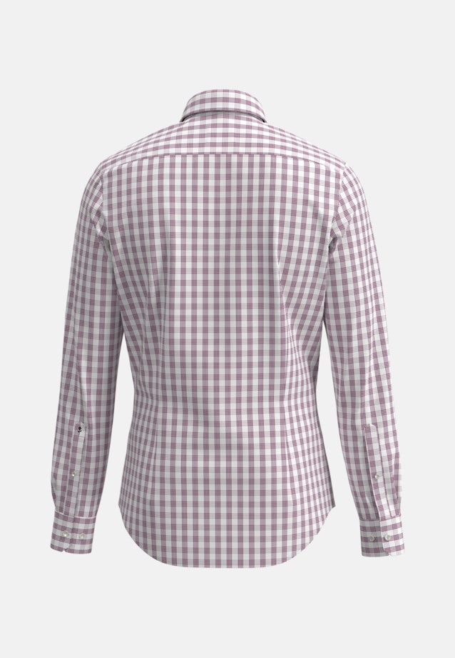 Slim Business Hemd Karo in Rosa/Pink |  Seidensticker Onlineshop