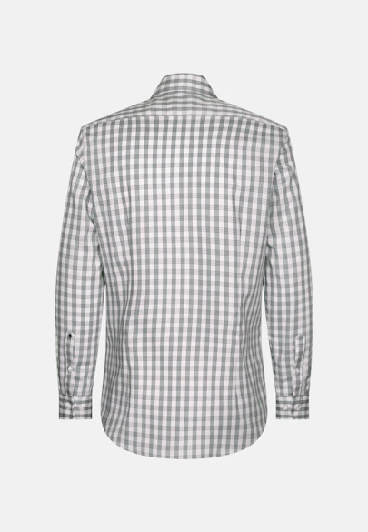 Slim Chemise d'affaires carreaux in Vert |  Seidensticker Onlineshop