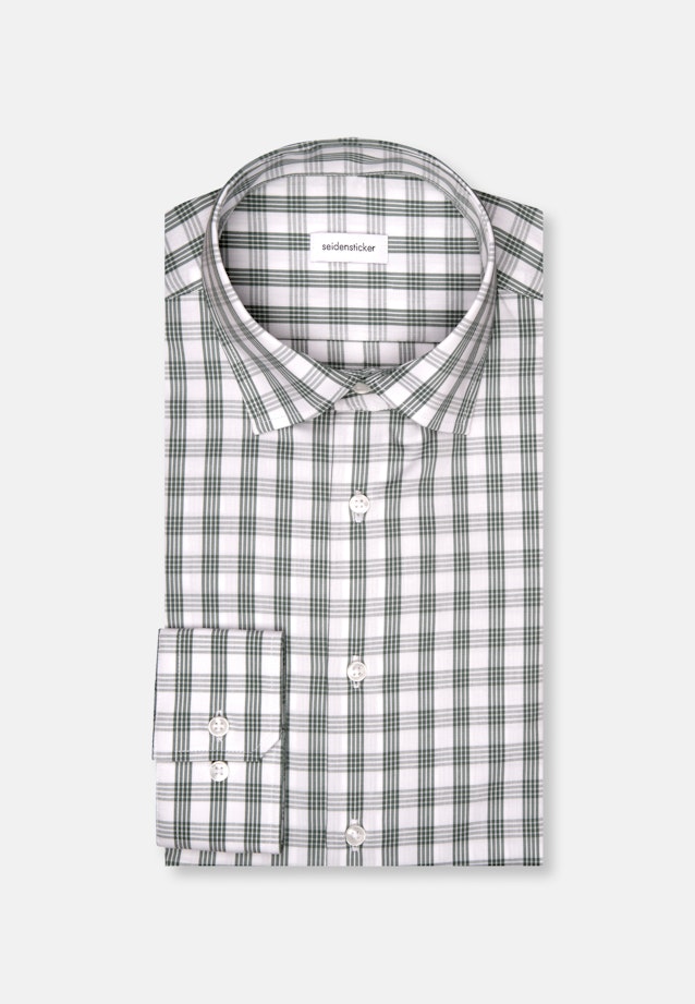 Slim Business shirt Check in Green |  Seidensticker Onlineshop