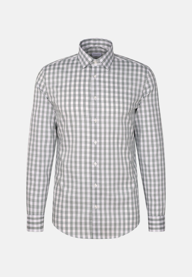 Slim Business shirt Check in Green |  Seidensticker Onlineshop