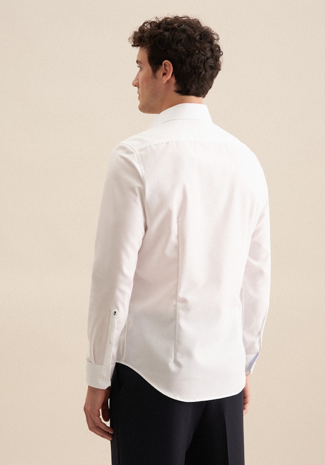 Slim Chemise d'affaires Uni dans Blanc | Boutique en ligne Seidensticker