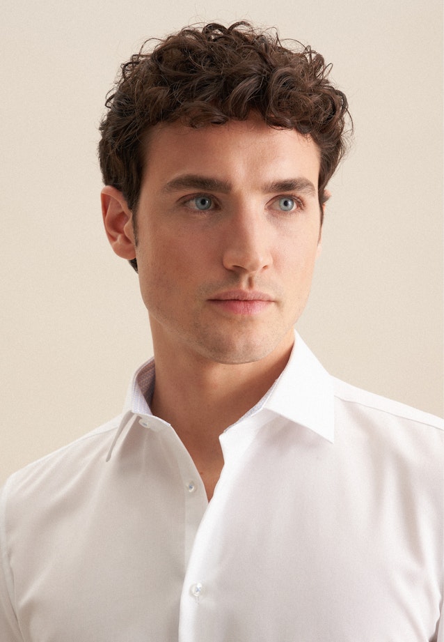 Slim Business shirt Uni in White |  Seidensticker Onlineshop