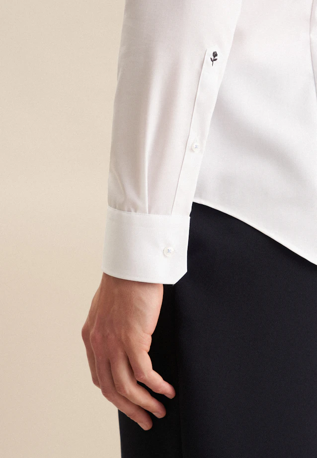 Slim Chemise d'affaires Uni in Blanc |  Seidensticker Onlineshop