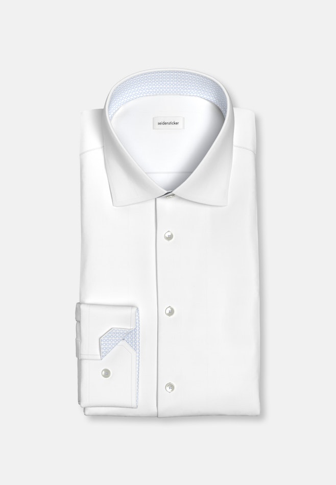Slim Chemise d'affaires Uni dans Blanc | Boutique en ligne Seidensticker