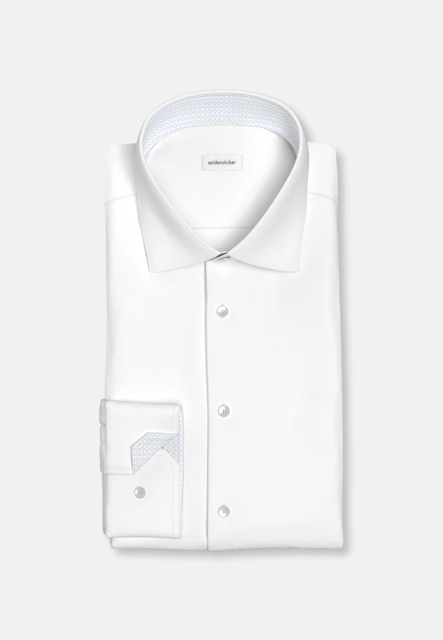 Slim Chemise d'affaires Uni in Blanc |  Seidensticker Onlineshop