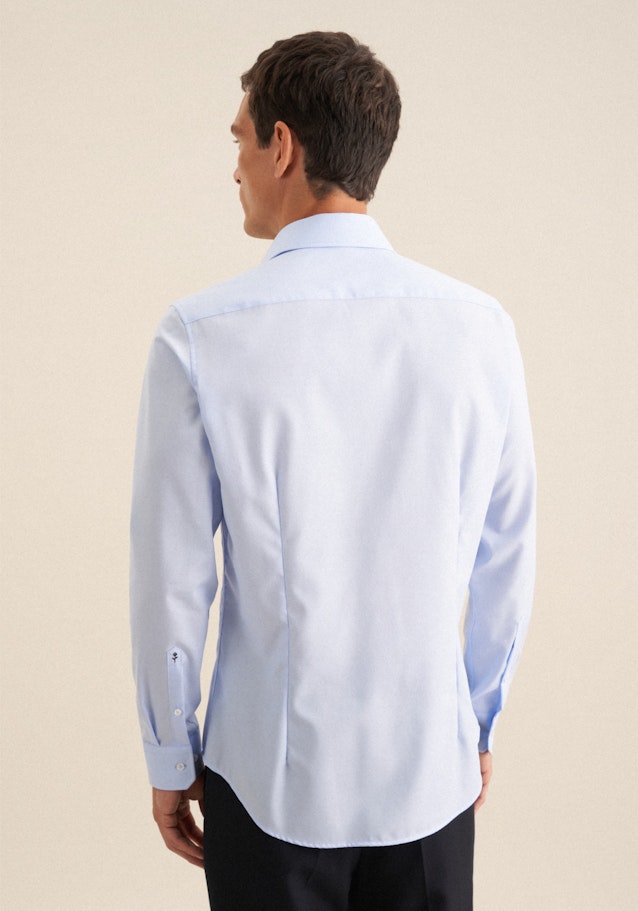 Slim Business Hemd Uni in Mittelblau | Seidensticker Onlineshop
