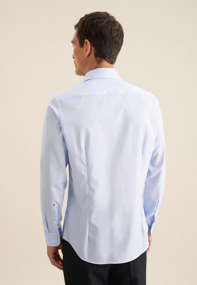 Slim Business shirt Uni in Medium Blue | Seidensticker online shop