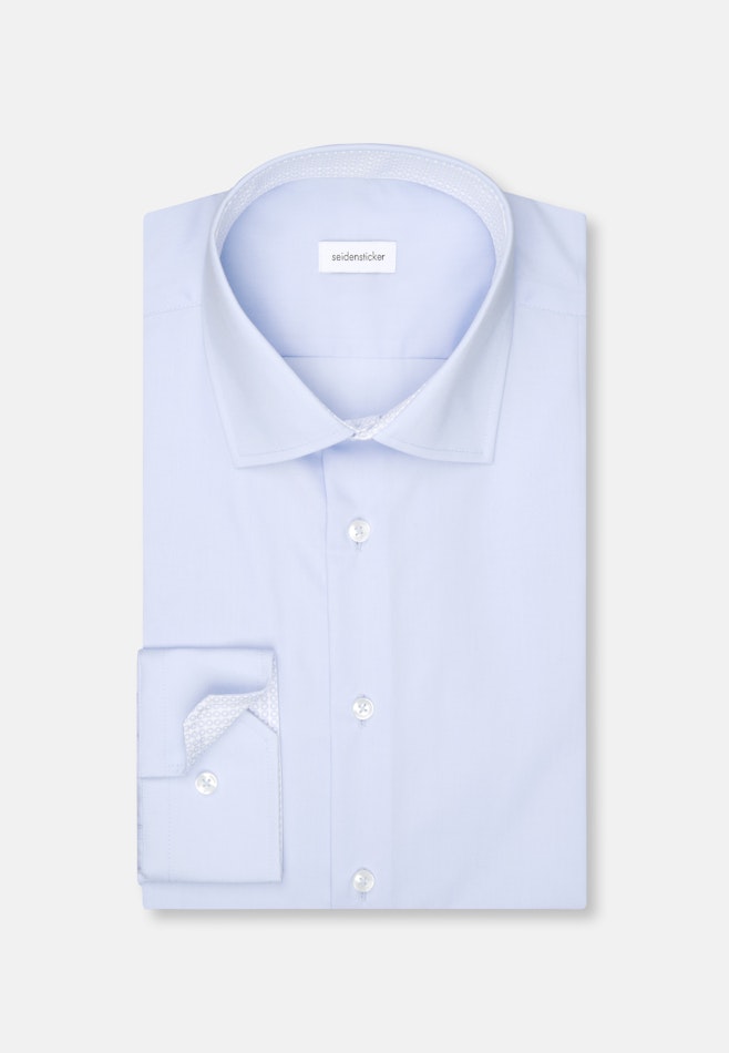 Slim Business shirt Uni in Medium Blue | Seidensticker online shop