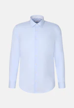 Slim Business Hemd Uni in Mittelblau |  Seidensticker Onlineshop