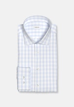 Shaped Business Hemd Karo in Hellblau |  Seidensticker Onlineshop