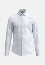 Shaped Business Hemd Karo in Hellblau |  Seidensticker Onlineshop